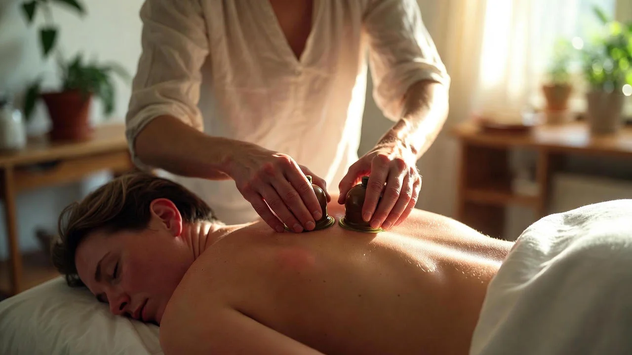 Schröpfkopfmassage bei AfgON - Naturheilkunde